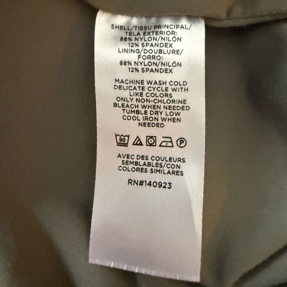 LOFT Versa Ribbed Square Neck Sleeveless Bodysuit Cool Sage Size M - Picture 7 of 11